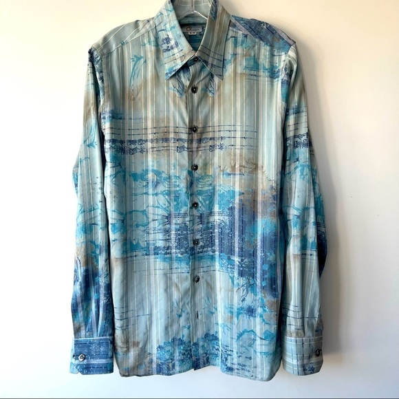 Omega Other - Omega Bespoke Couture Button Down Long Sleeved Shirt